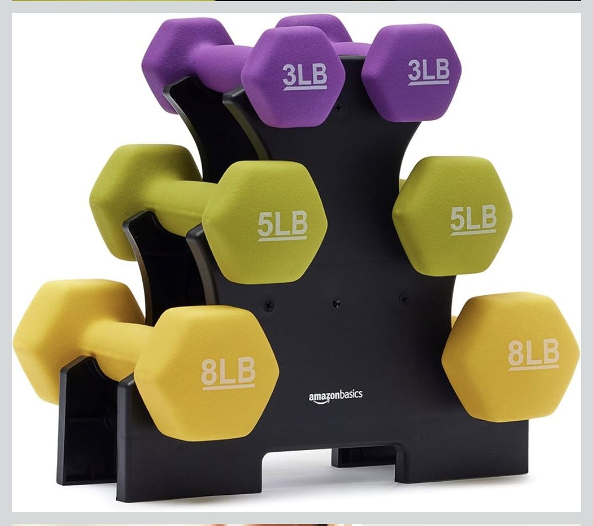Neoprene Dumbbell Hand Weights for Exercise