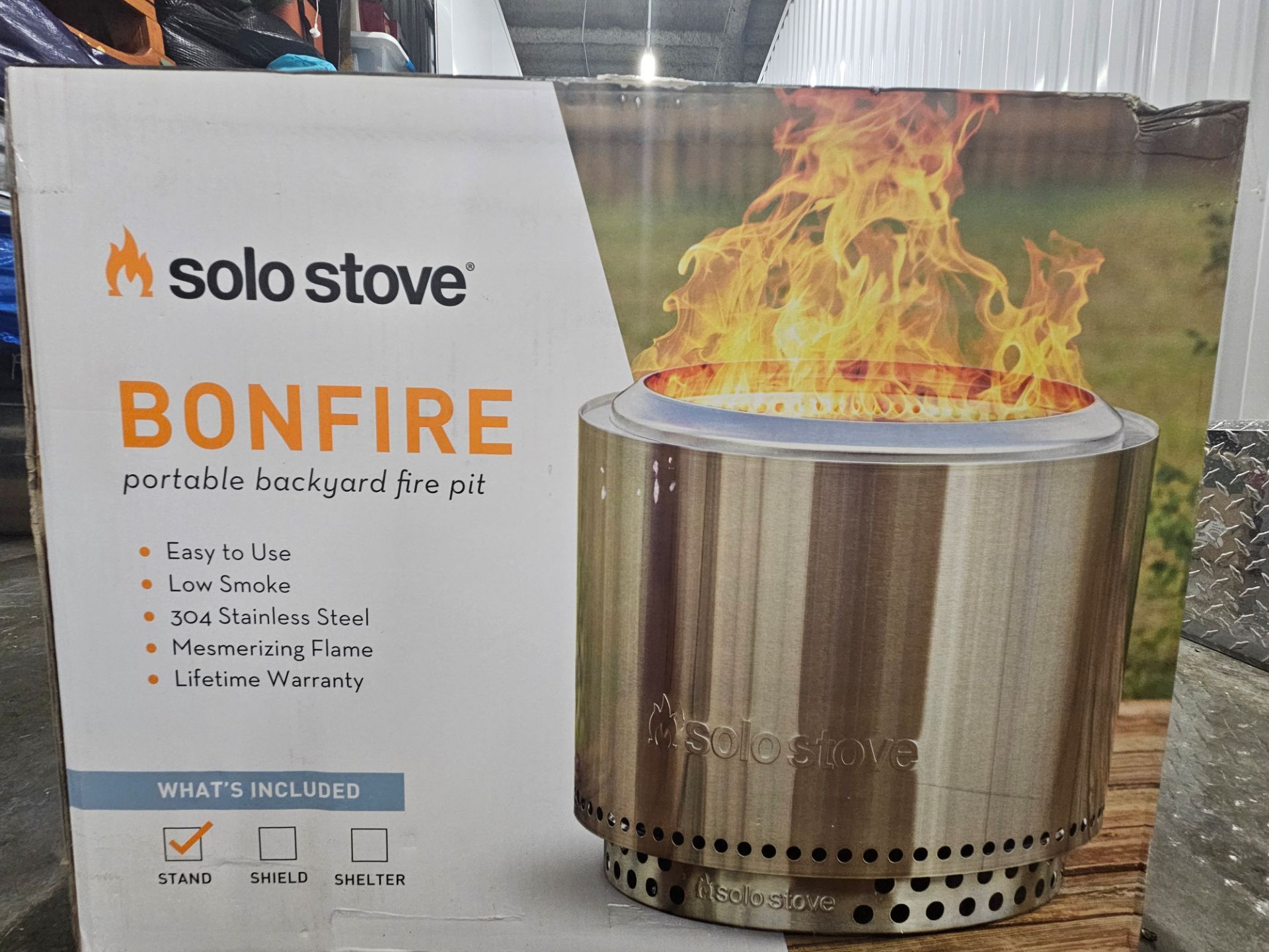 Solo Stove Smokeless Portable Bonfire w/ Stand