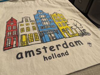Amsterdam Holland Canvas Tote Bag