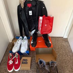 🧥👟 Clothing & Shoe Lot – Guess Jacket, Nike, Adidas, Levi’s & More (ALL TOGETHER) – $60 