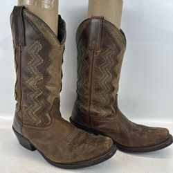 Laredo Women’s Cowboy Boots Size 7.5M Style 51168 Western Brown Leather