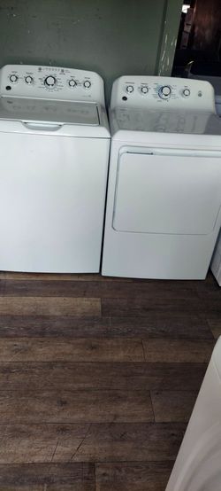 NEWER MODEL GE WASHER AND DRYER