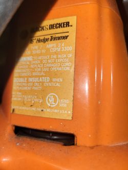 16 inch black and decker electric trimmer