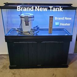 Brand New 75 Gallon Aquarium Turtle Fish Tank Complete Setup 