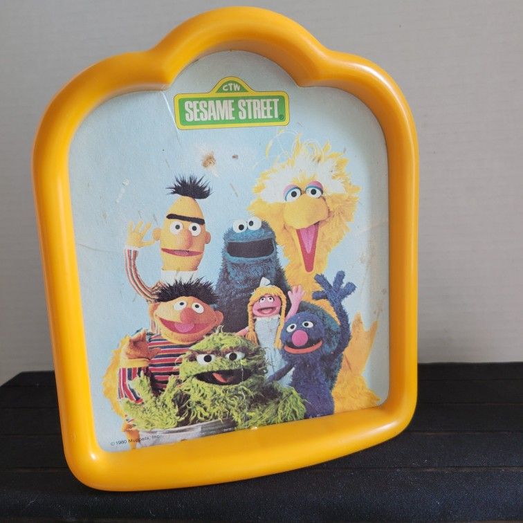 Vintage 1980 The Muppet’s Sesame Street Characters Bookend Single Piece