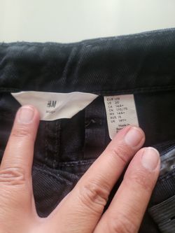 Boys Baggie Black Pants