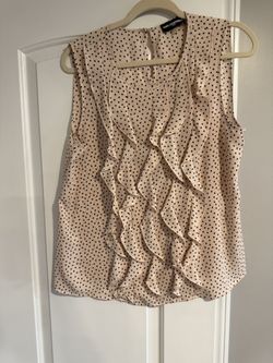 Karl lagerfeld Woman’s dress shirt . Size Lg