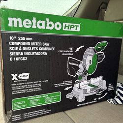 Metabo HPT 10 inch miter saw
