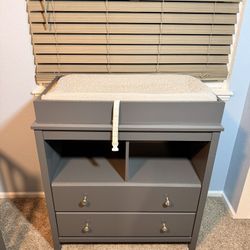 Storkcraft Alpine Gray Crib Set