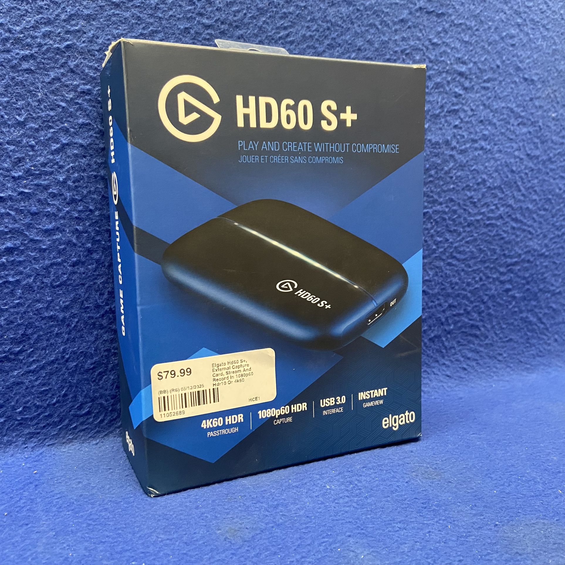 Elgato HD60S+ External Capture Card 1080p60 HDR10 Or 4k60 11052689