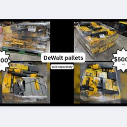 Dewalt Mixed Tool Pallets 