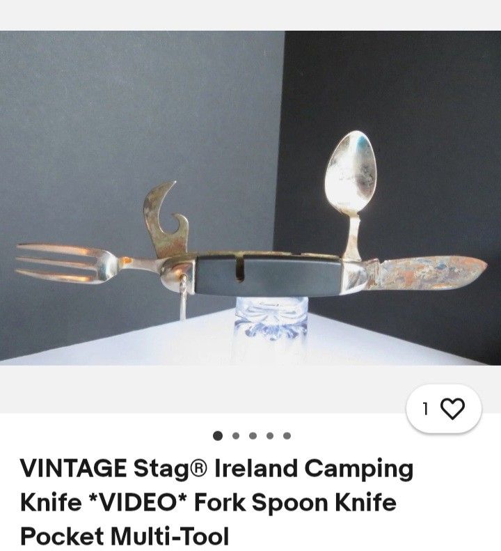Vinage Fork Spoon Knife
