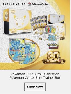 Pokemon Center 30 Anniversary ETB