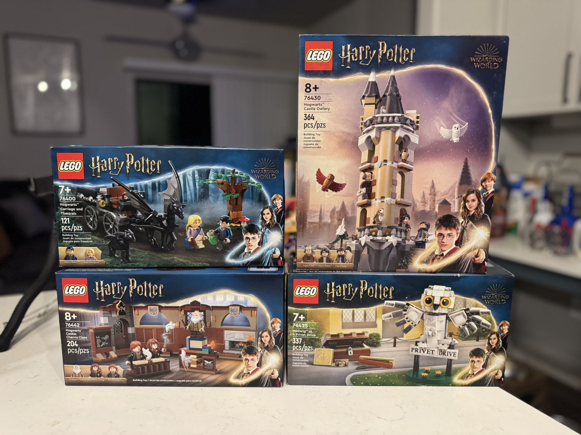 Lego Harry Potter Bundle Lot of 4 Sets New Sealed Hogwarts Carriage & Castle & Owlery & Hedwig