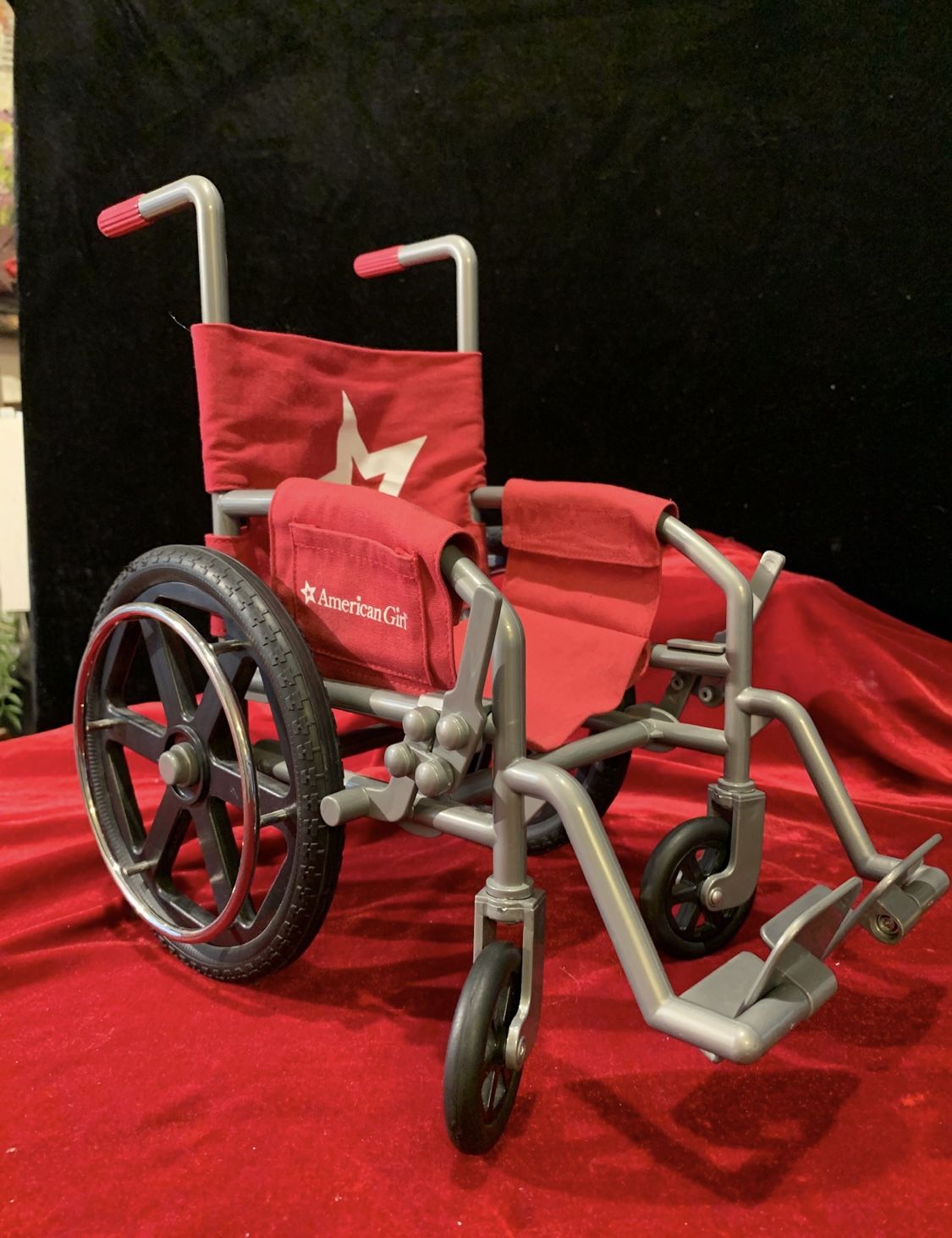 Toy Detailed, functional doll wheelchair American Girl toy H12/5xL8/5xD12/5 inch Lbs 1.7