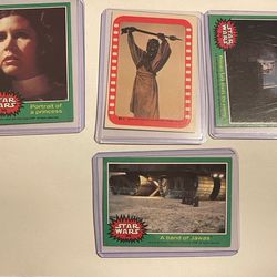 Star Wars 1977 Topps # 226 Series 4 Portrait of a Princess Card Lot