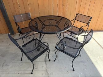 Wrought Iron patio set