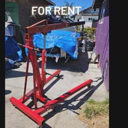 ENGINE MOTOR HOIST LIFT CHERRYPICKER JACK PLUMA GATO 