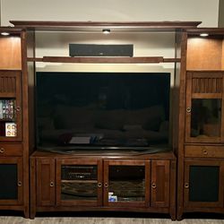 TOV Furniture Virginia Wooden Entertainment Center! Delivery includes $50