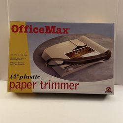 NIB Officemax 12” Paper Trimmer