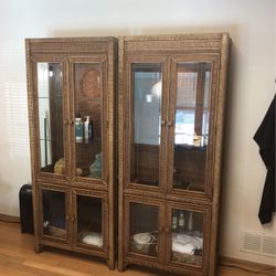 Wicker Cabinets 