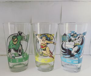 DC Comics Glass Cups
