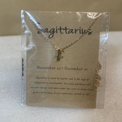 Sagittarius Zodiac Sign Choker Style Horoscope Necklace 