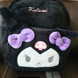 Kuromi, Melody And  Hello Kitty Plush Backpack