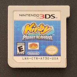 Kirby: Planet Robobot (Nintendo 3DS, 2016) Game Cartridge Only Tested
