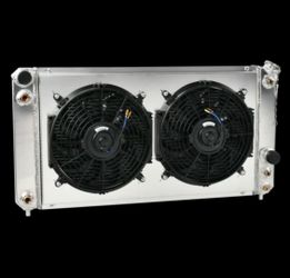 Radiator+Shroud+Fan for 1(contact info removed) 2000 Chevy S10 LS Swap Aluminum