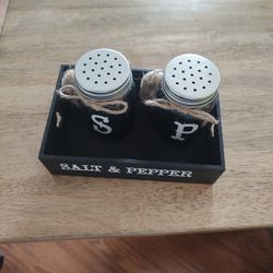 Hand Painted Salt And Pepper Shakers 