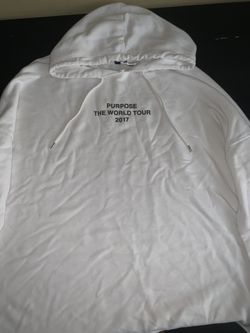 “White” Purpose tour Hoodie