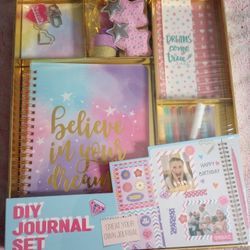 Journal Kit DIY Notebook Art Crafts Girls