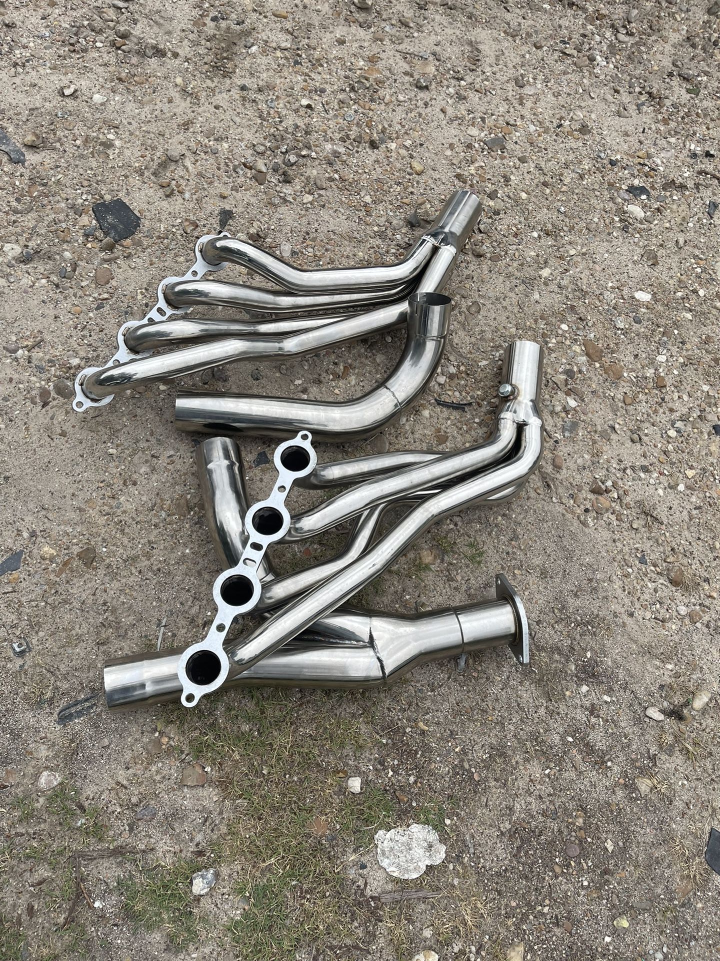 99-06 Headers 99-06 Chevy Silverado GMC Sierra 4.8L 5.3L 6.0L V8 Long Tube Exhaust Header + Y-Pipe Stainless Steel 1 Chevy Silverado 1500 4.8L