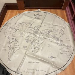 Gathre Midi Circle World Map Playmat