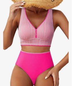 Women’s High waisted bikini set   XL