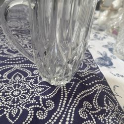 Crystal Water Or Gravy Pitcher