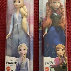 NEW Anna & Elsa “Barbie” Dolls Free w/purchase
