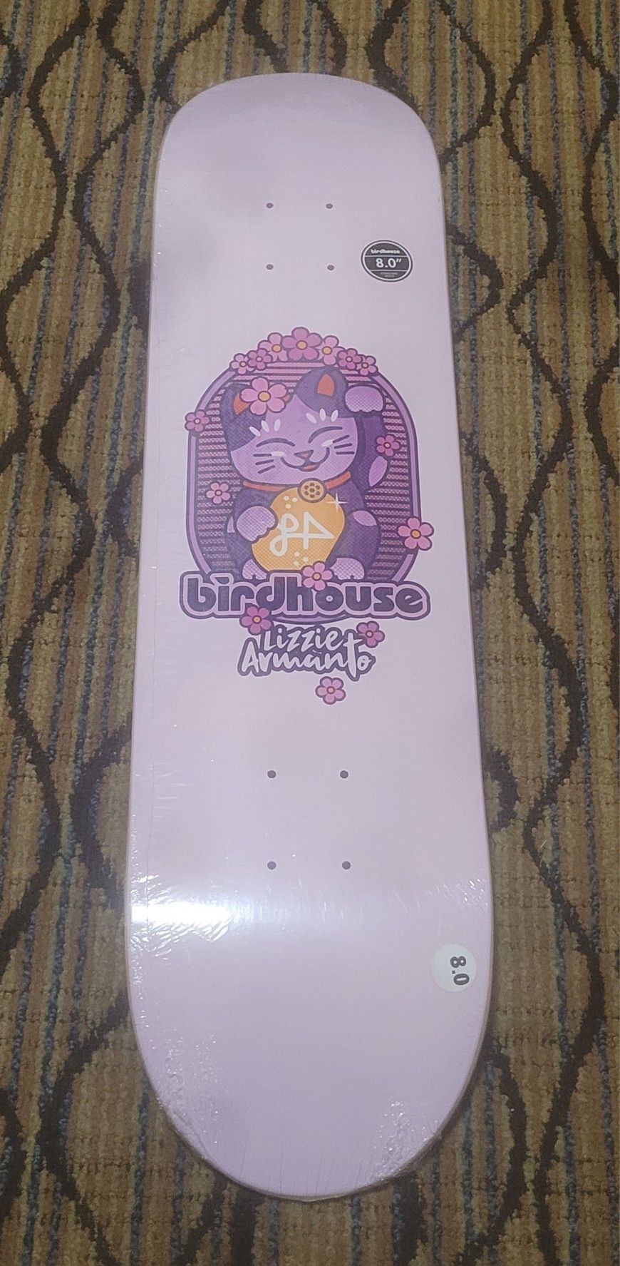 Rare Lizzie Armanto Rookie Birdhouse skateboard deck Tony Hawk