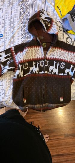 Original alpaca hoodie L