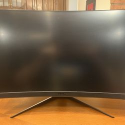 MSI curved gaming Monitor 