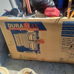 Duramaxx Vinyl 4×8 Storage Shed
