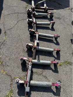 (4) Go Jak car Dollies lift jack set tire up