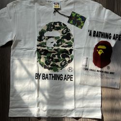 BAPE white t-shirt #BAPE