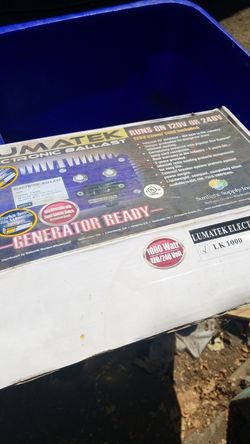 1000 watt Lumatek 120v or 240v