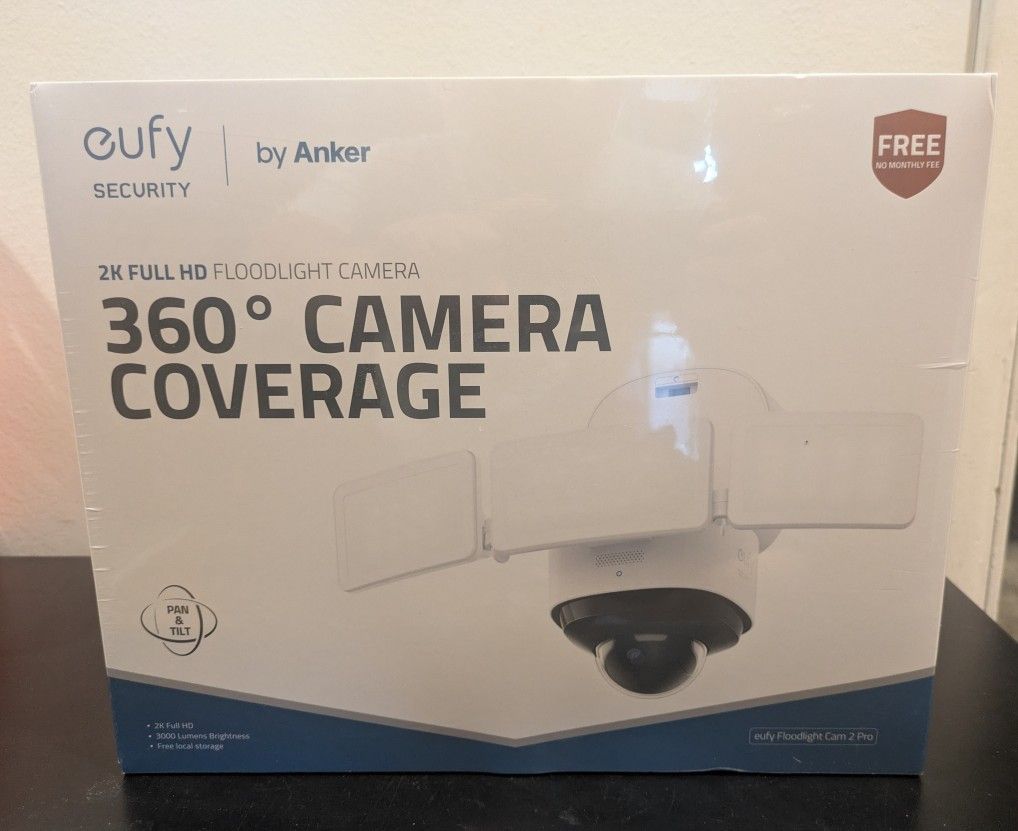 Security Floodlight Cam Pro 2k Full HD - Eufy 