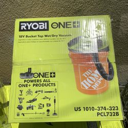 Ryobi 18v Bucket Wet/dry Vacuum
