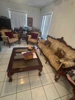 Wood furniture and speakers