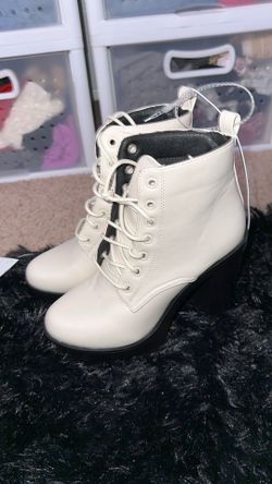High Heel Combat Boots