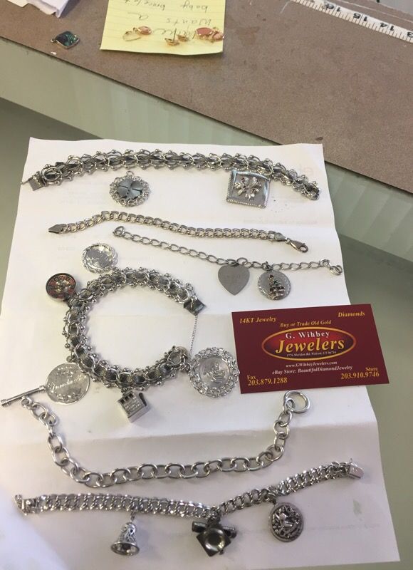 Sterling charm bracelets